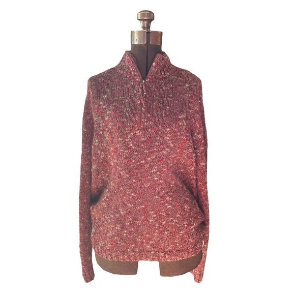 Woolrich | Womens Marled Quarter Zip Sweater - Picture 1 of 7